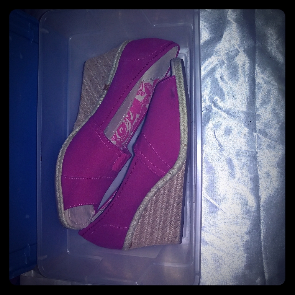 Fushia Wedges
